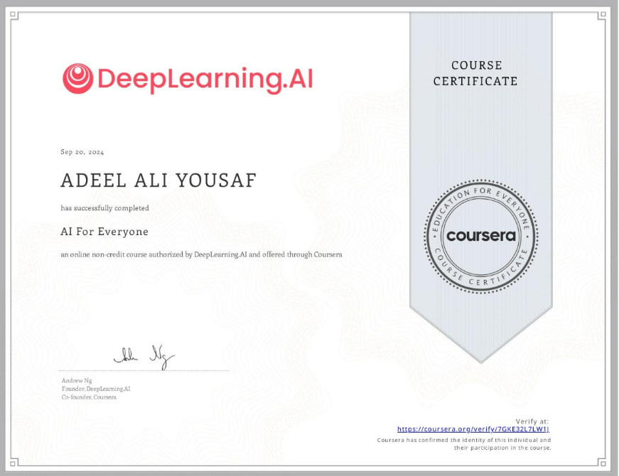 AI For Everyone